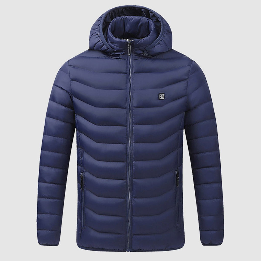 Unisex Heated Puffer Jacket with Hood