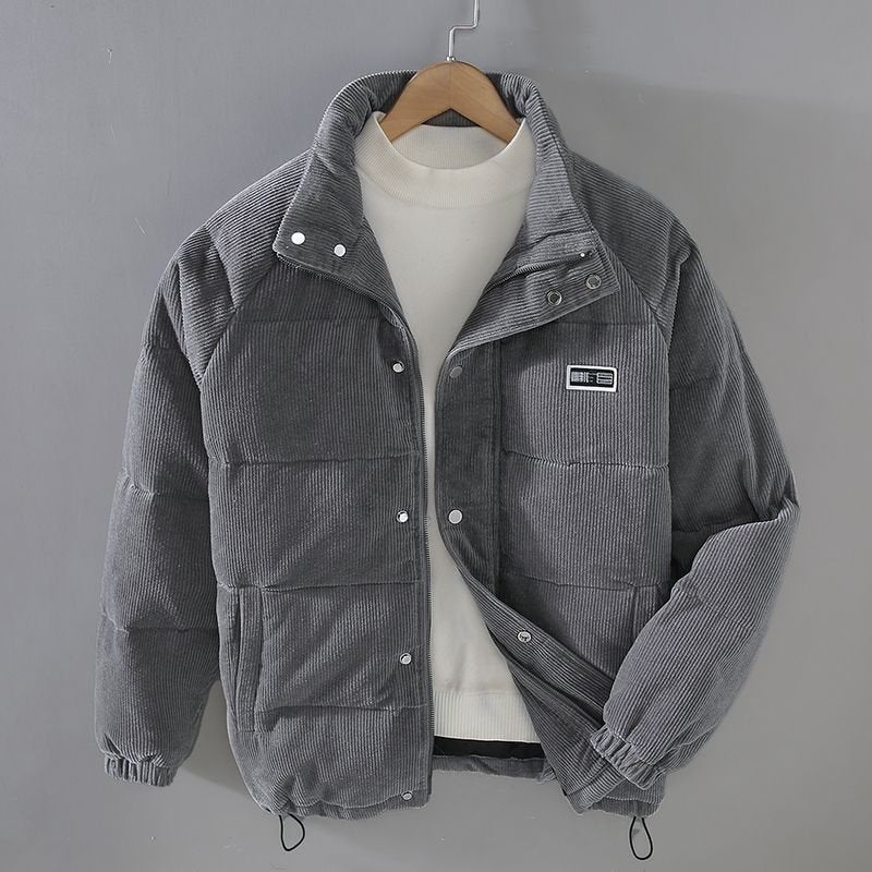 Men's Easygoing Corduroy Puffer Jacket