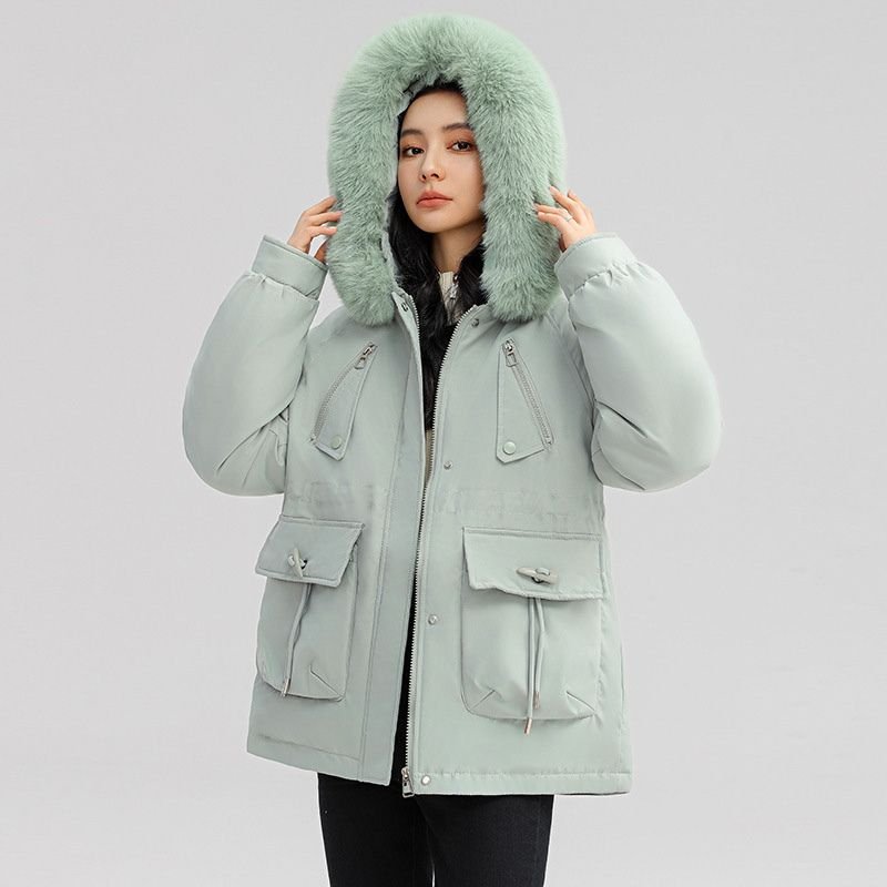Women's Cosy Hooded Faux Fur Parka