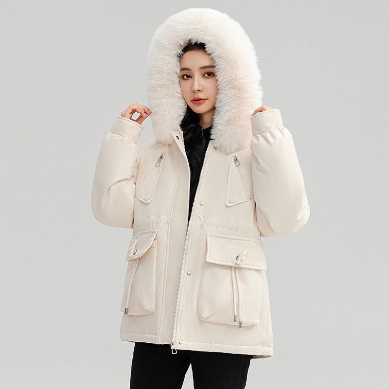 Women's Cosy Hooded Faux Fur Parka