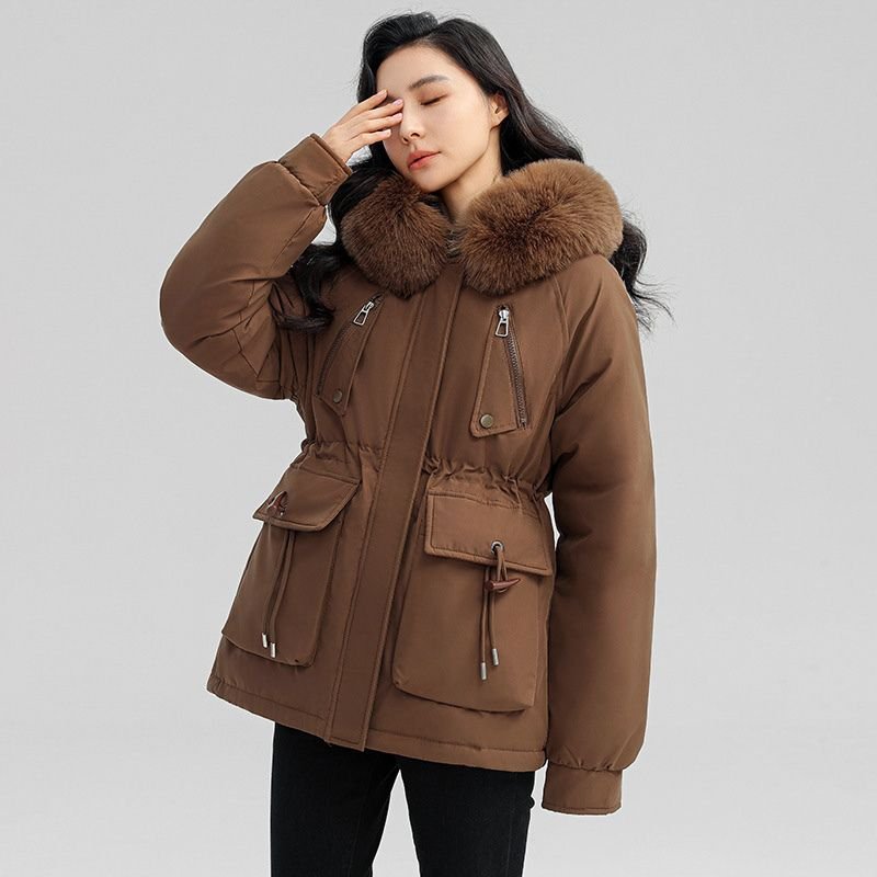 Women's Cosy Hooded Faux Fur Parka