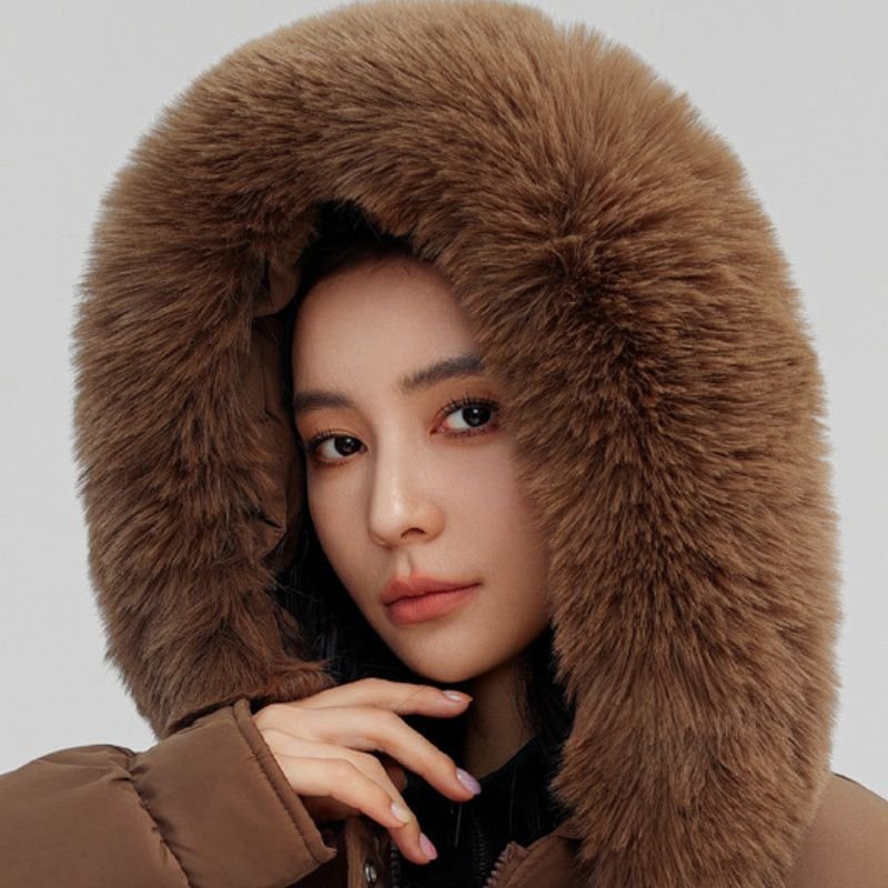 Women's Cosy Hooded Faux Fur Parka