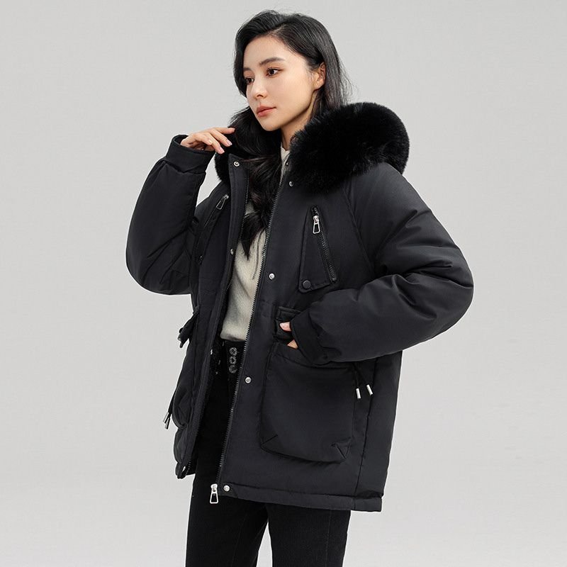 Women's Cosy Hooded Faux Fur Parka