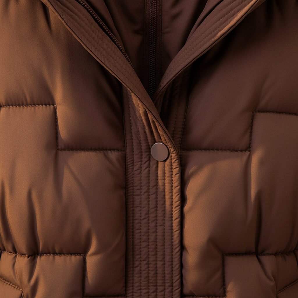 Women's Elegant Belted Quilted Hooded Coat