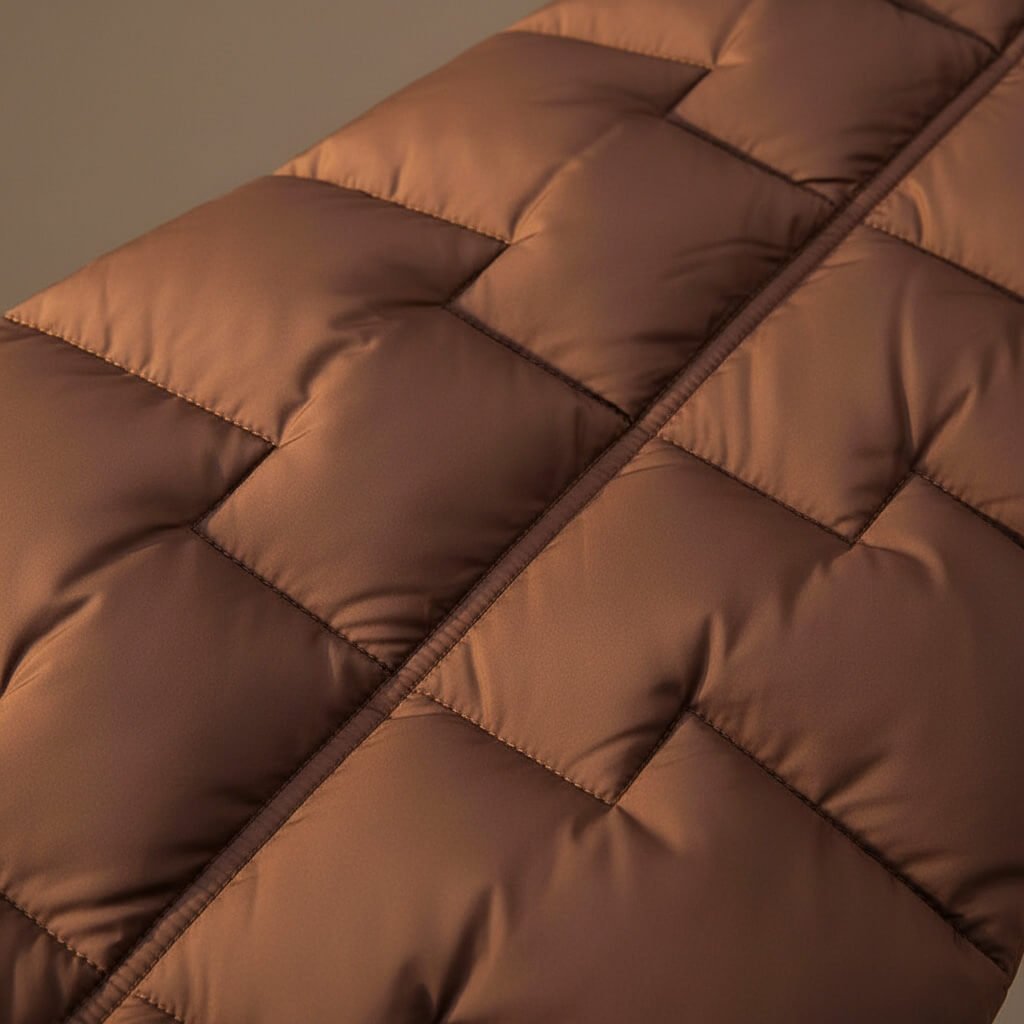 Women's Elegant Belted Quilted Hooded Coat