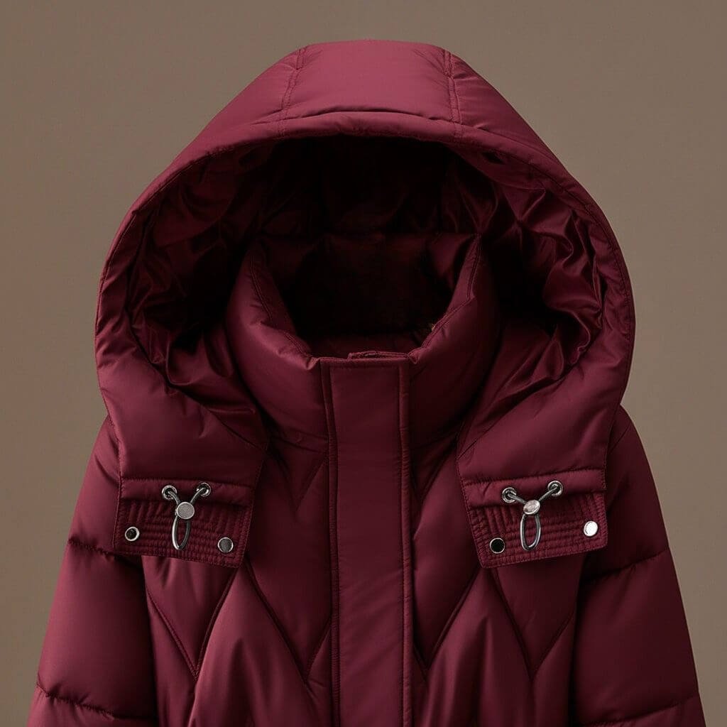 Women's Quilted Hooded Longline Coat