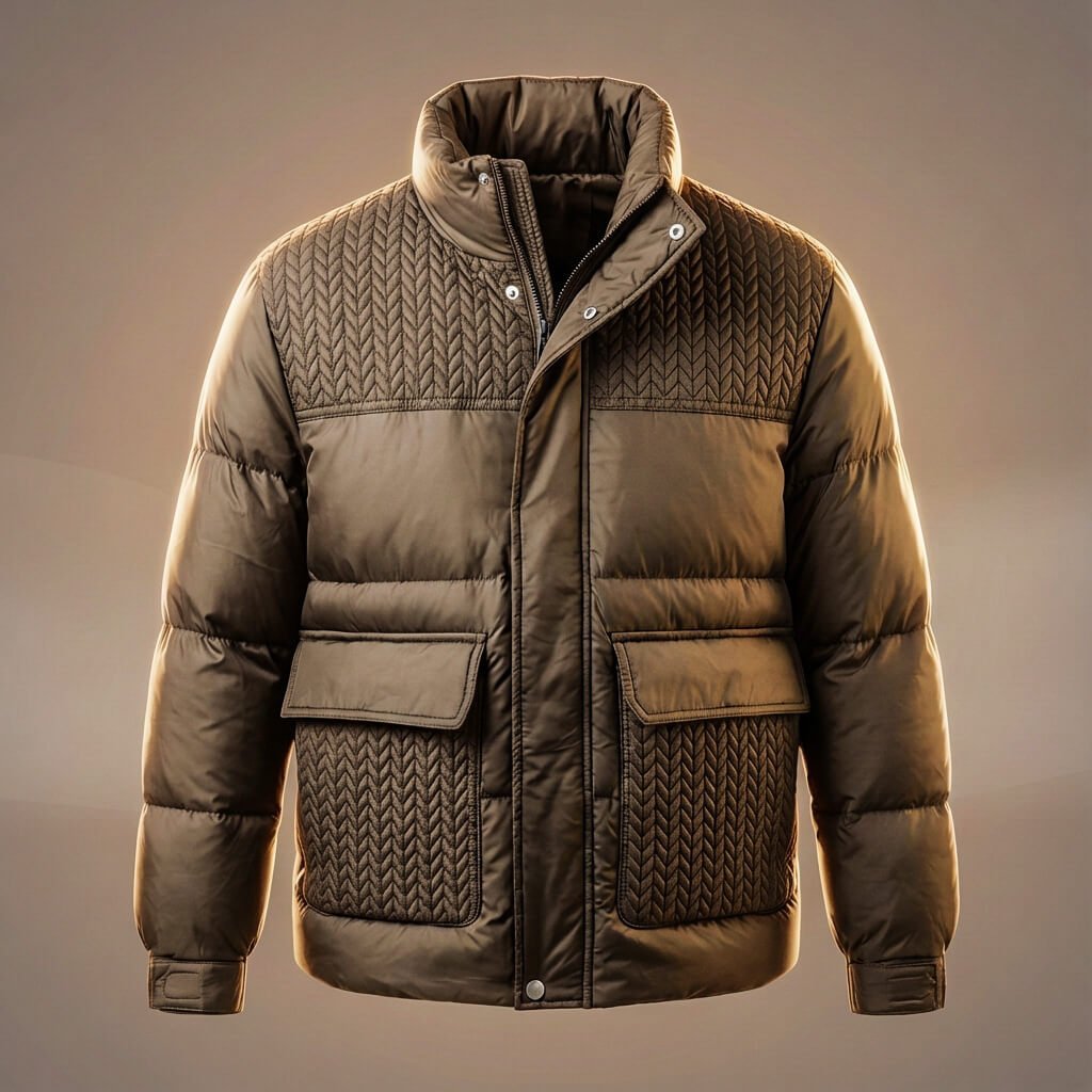 Men's Cosy Quilted Duck Down Jacket