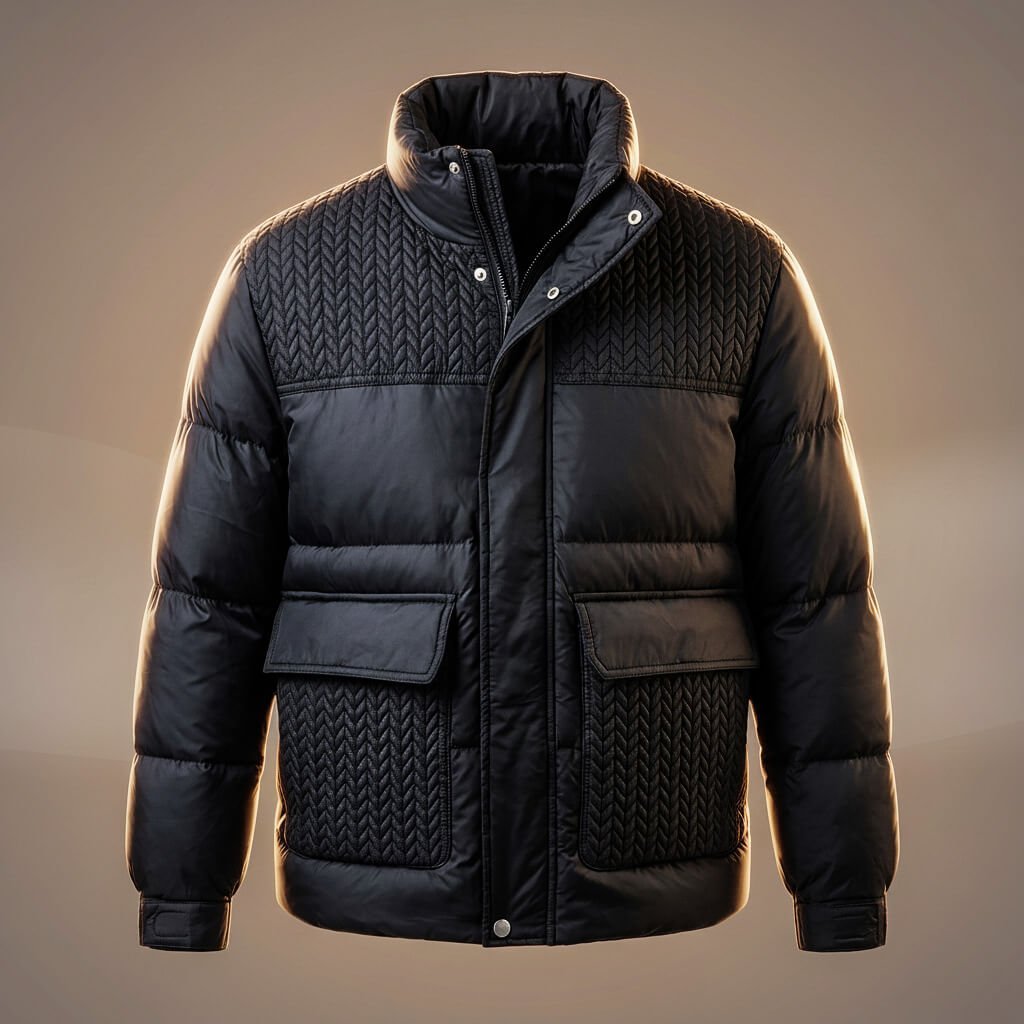 Men's Cosy Quilted Duck Down Jacket