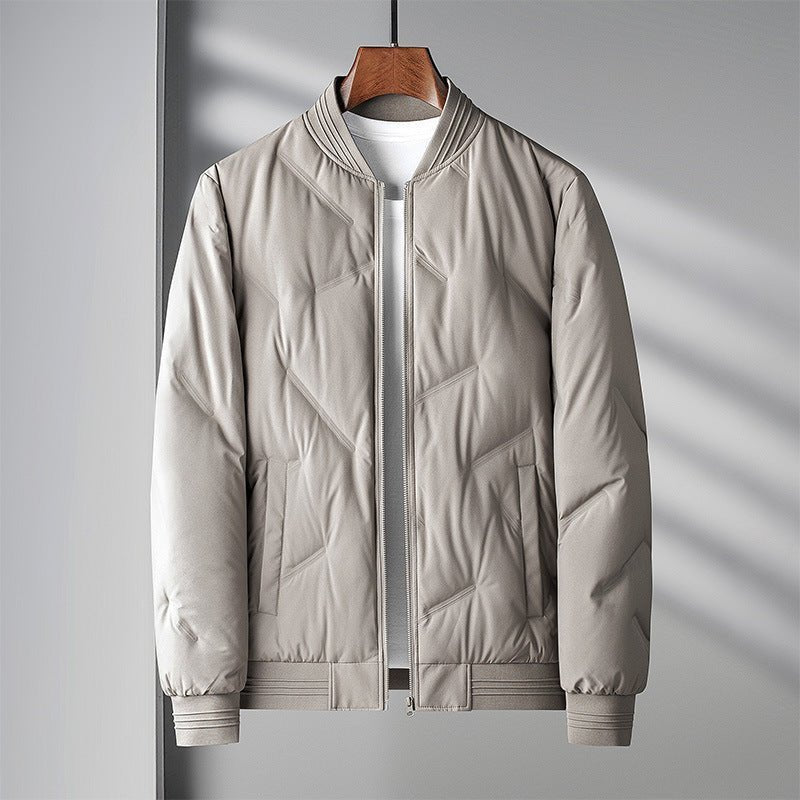 Men's Cosy Quilted Bomber Jacket