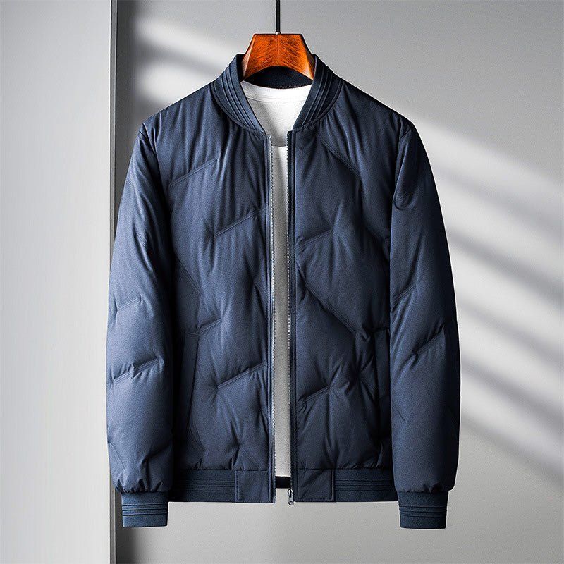 Men's Cosy Quilted Bomber Jacket