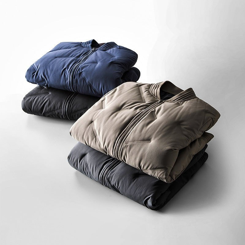 Men's Cosy Quilted Bomber Jacket