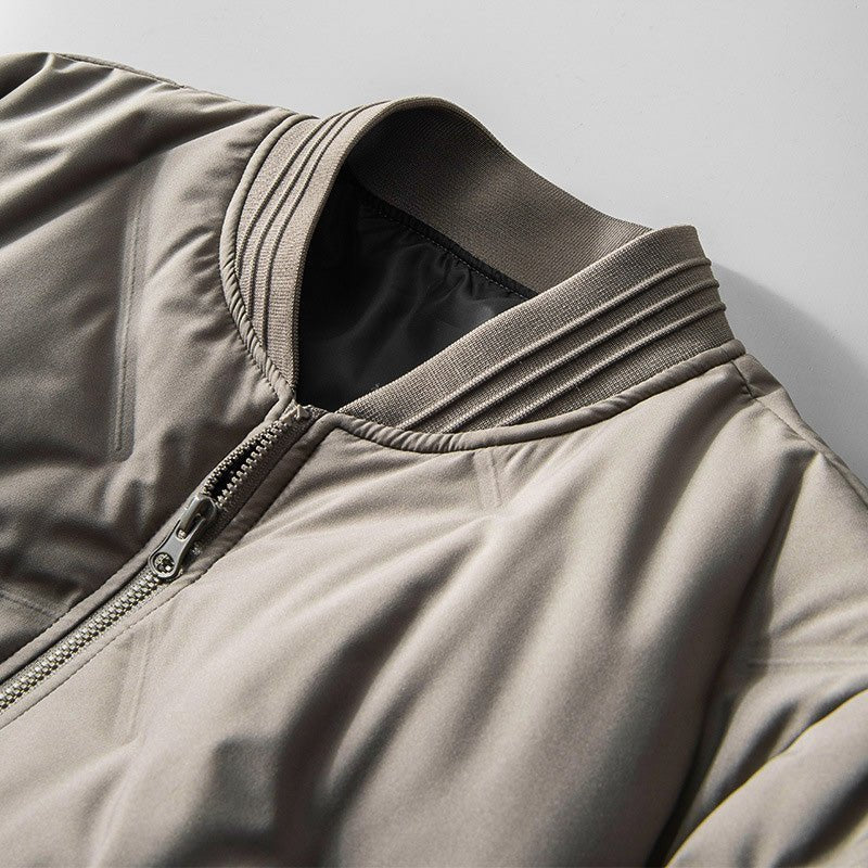 Men's Cosy Quilted Bomber Jacket