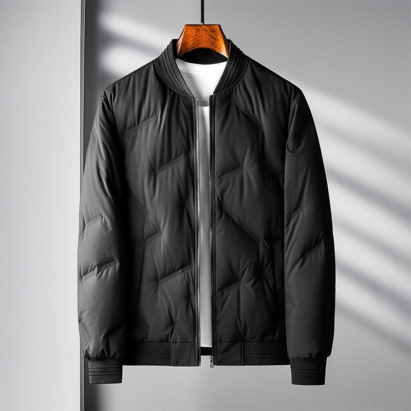 Men's Cosy Quilted Bomber Jacket