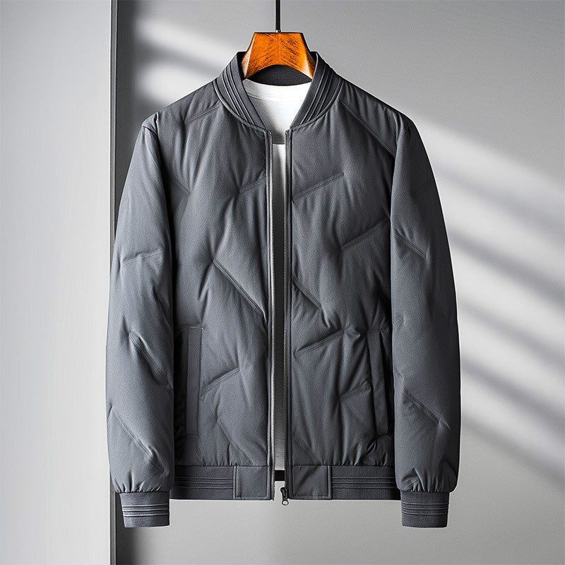 Men's Cosy Quilted Bomber Jacket