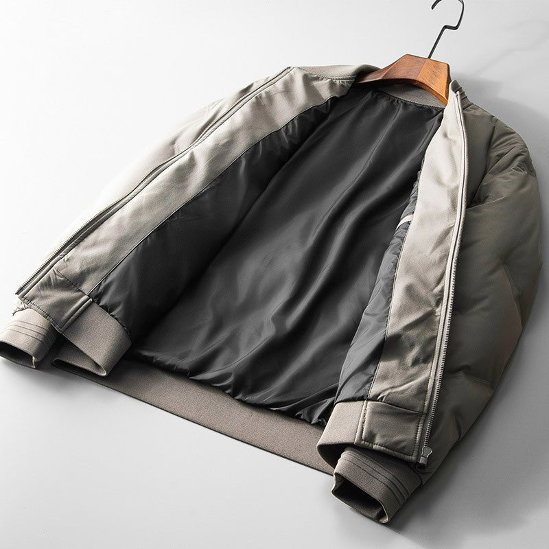 Men's Cosy Quilted Bomber Jacket