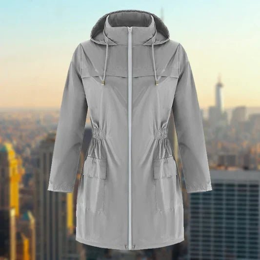 Women's Relaxed Hooded Longline Coat
