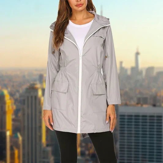 Women's Relaxed Hooded Longline Coat