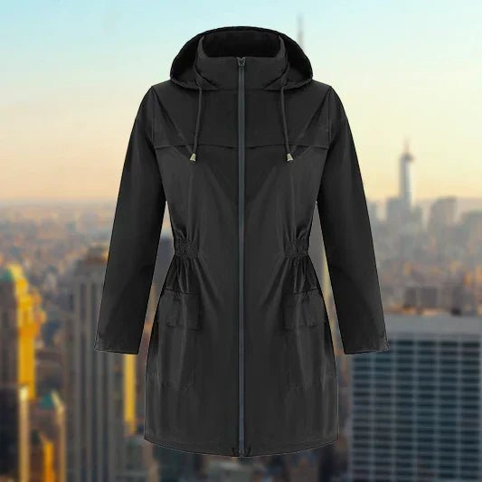 Women's Relaxed Hooded Longline Coat