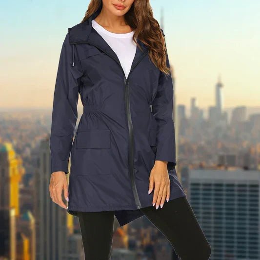 Women's Relaxed Hooded Longline Coat