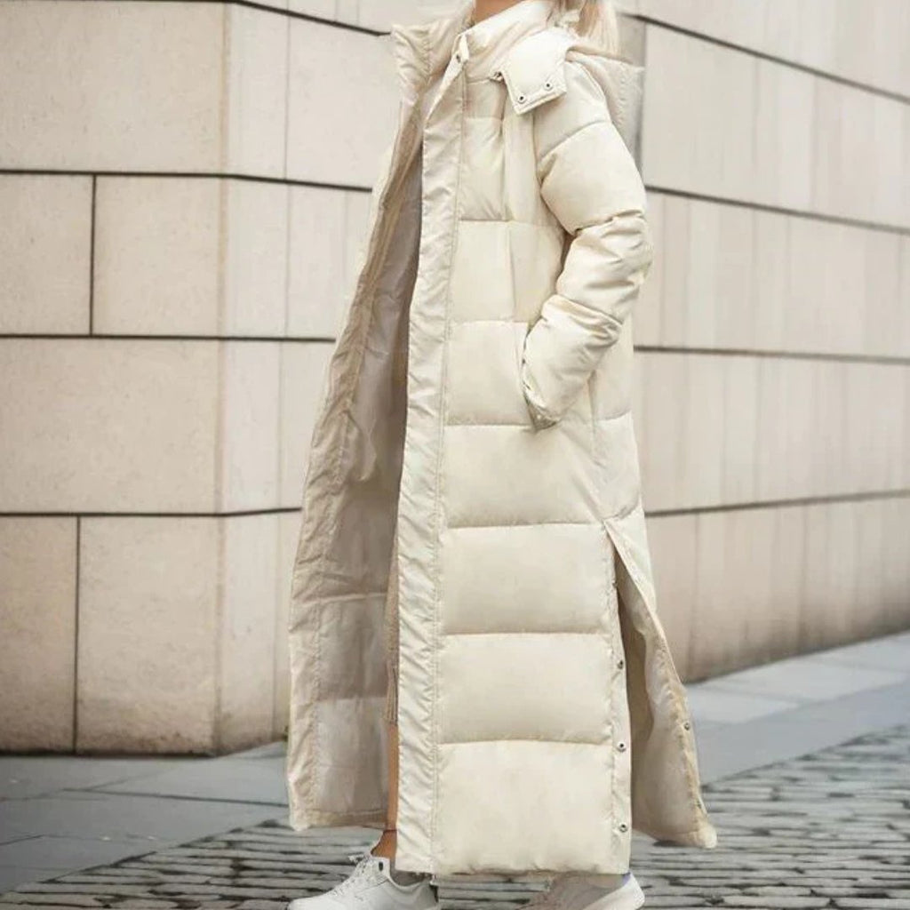 Women's Cosy Longline Quilted Puffer Coat