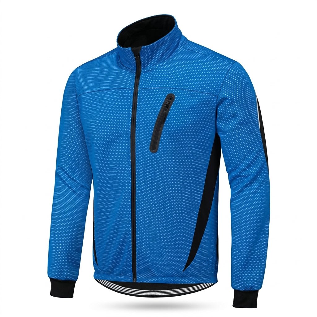 Men's Cosy Fleece-Lined Softshell Cycling Jacket