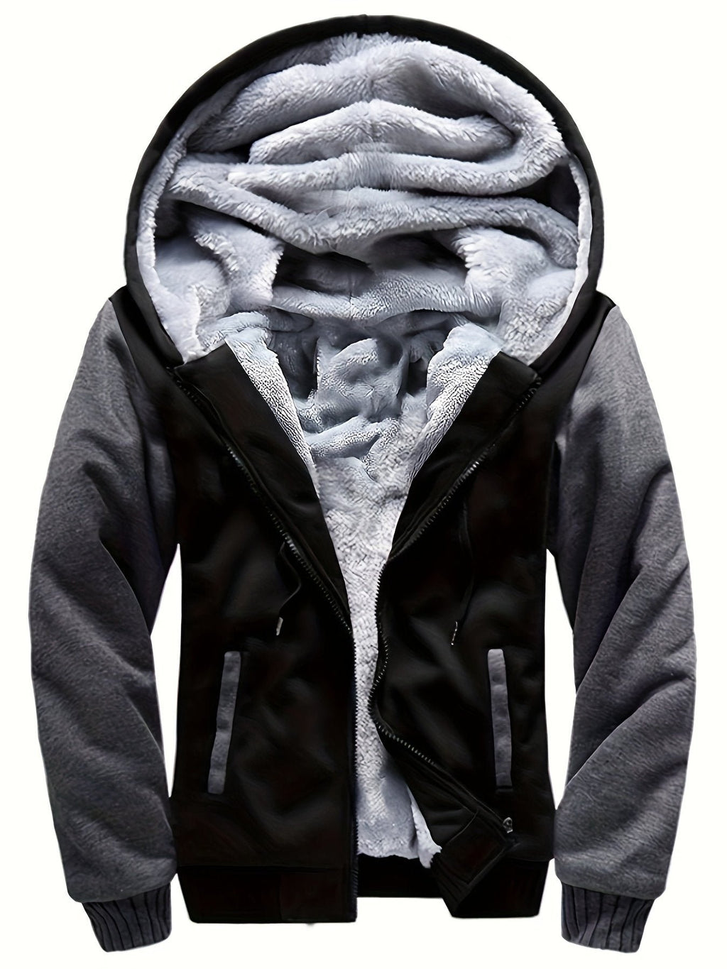 Men's Cosy Zip-Up Fleece Hoodie
