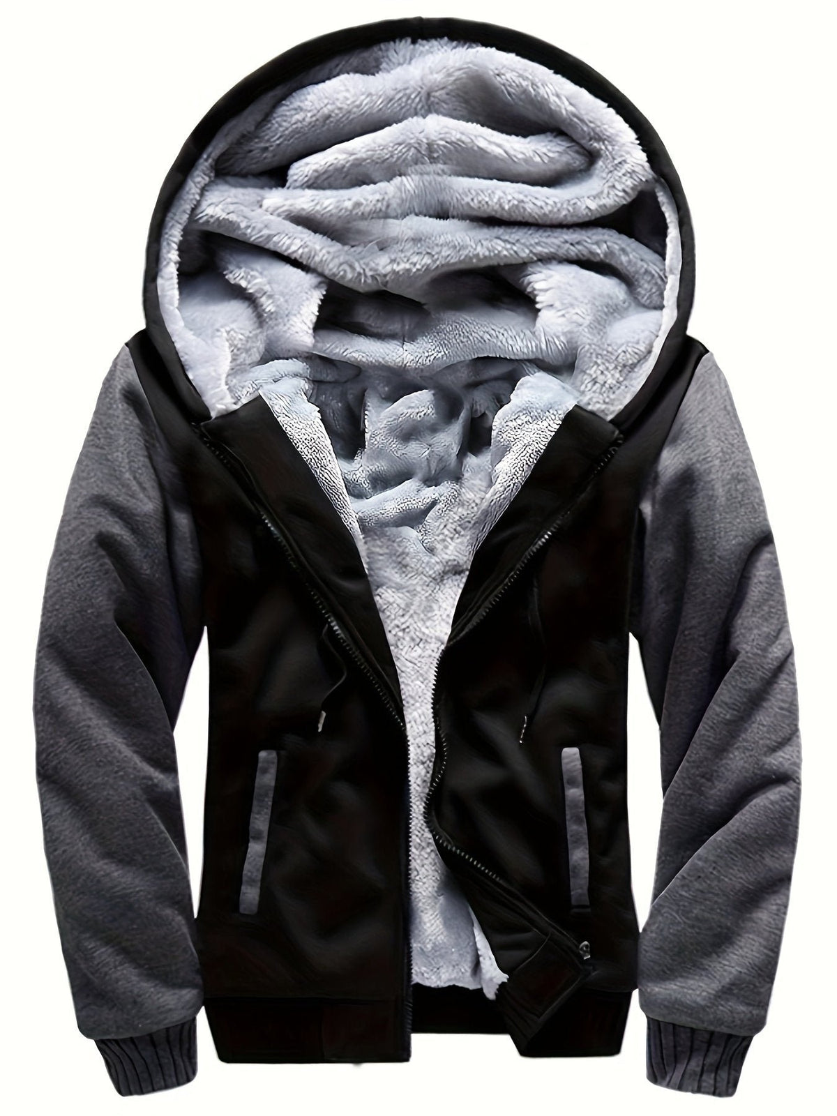Men's Cosy Zip-Up Fleece Hoodie