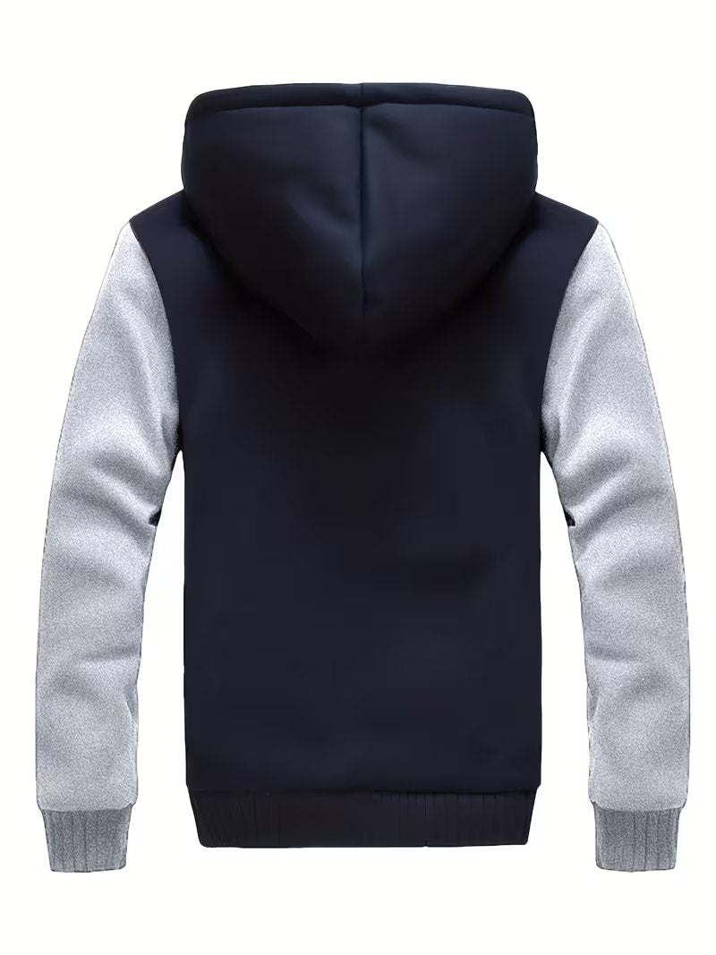 Men's Cosy Zip-Up Fleece Hoodie