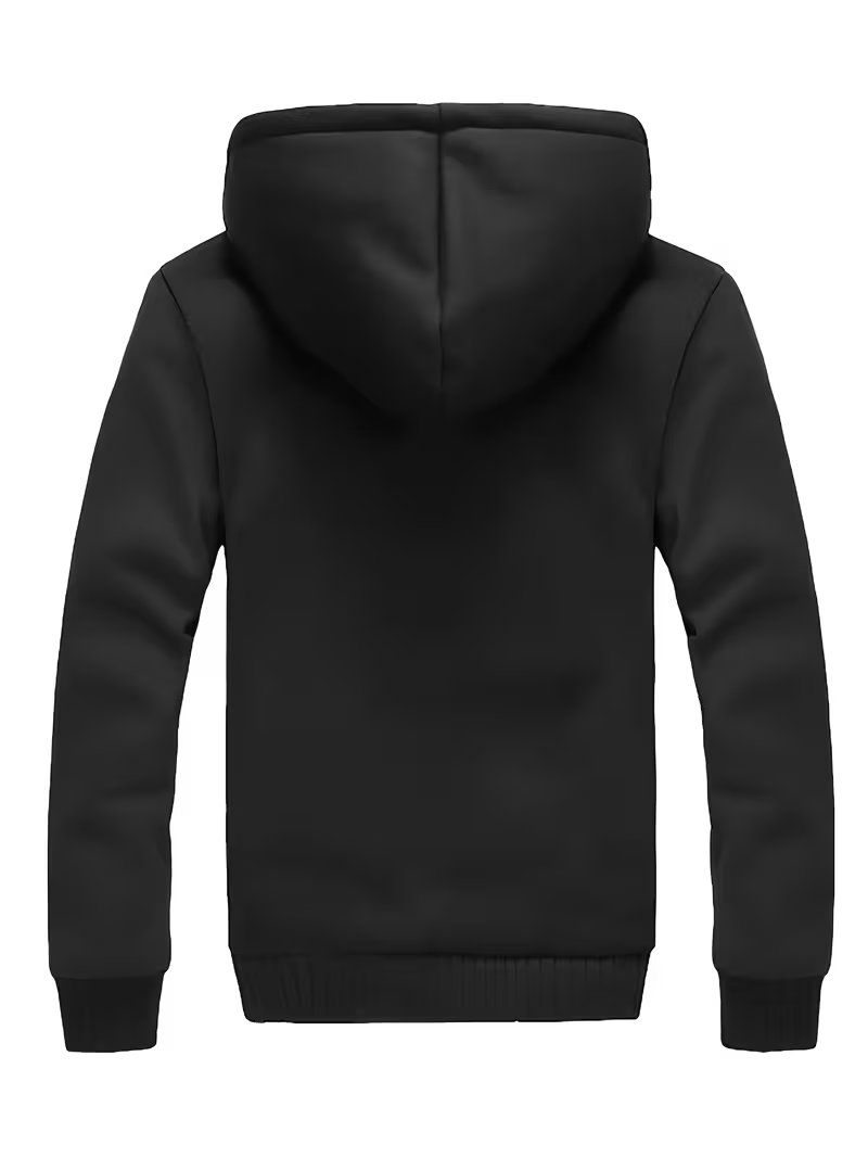 Men's Cosy Zip-Up Fleece Hoodie