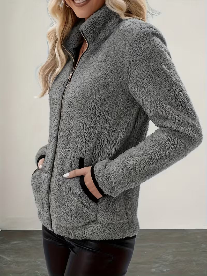Women's Cosy Borg Fleece Jacket