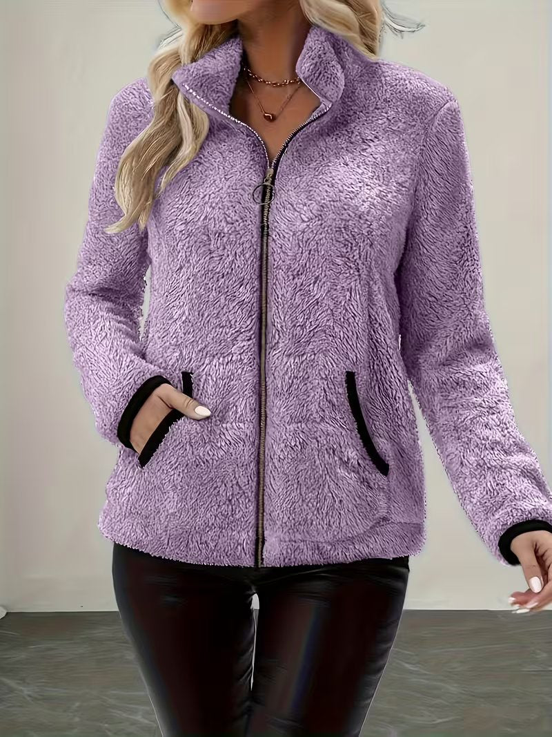 Women's Cosy Borg Fleece Jacket