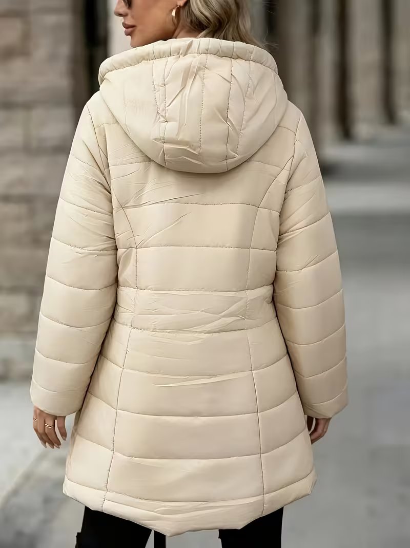 Women's Cosy Faux Fur-Trim Padded Puffer Coat