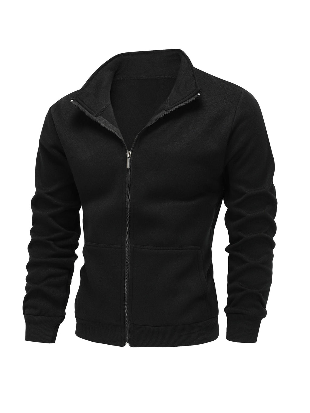 Men's Easy Funnel Neck Track Jacket