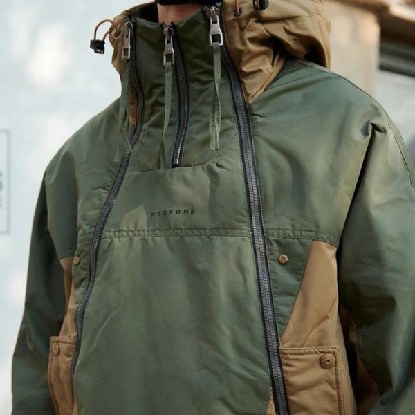 Men's Rugged Waterproof Hooded Down Jacket