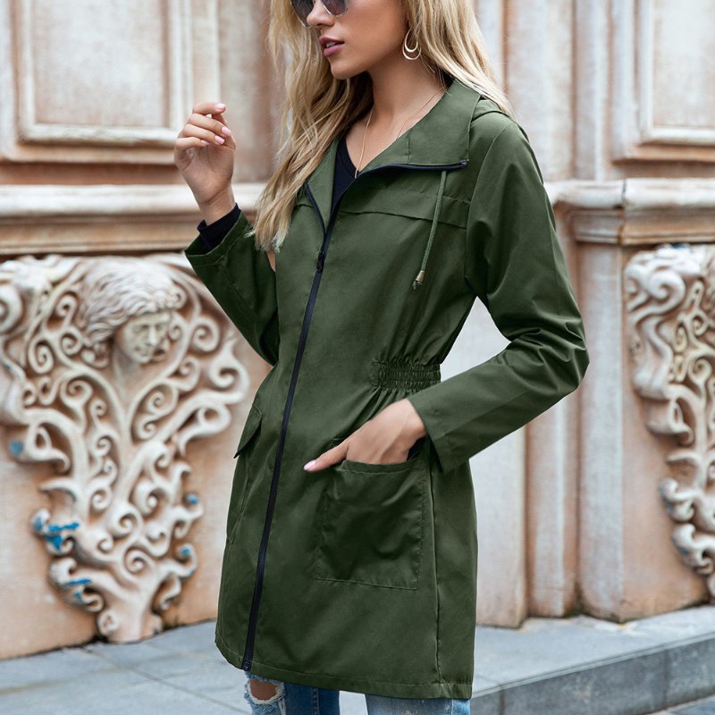 Women's Effortless Waterproof Hooded Rain Jacket