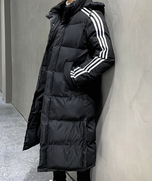 Men's Cosy Long Hooded Winter Jacket