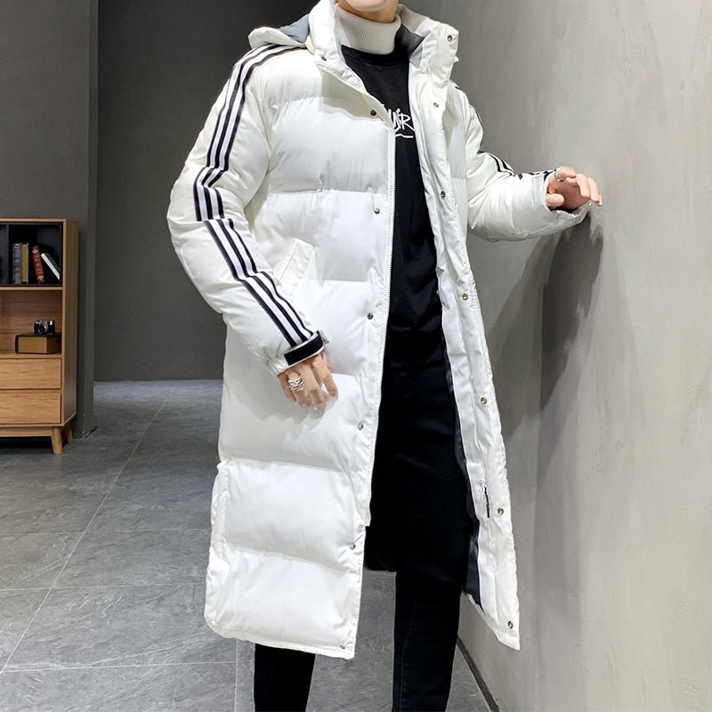 Men's Cosy Long Hooded Winter Jacket