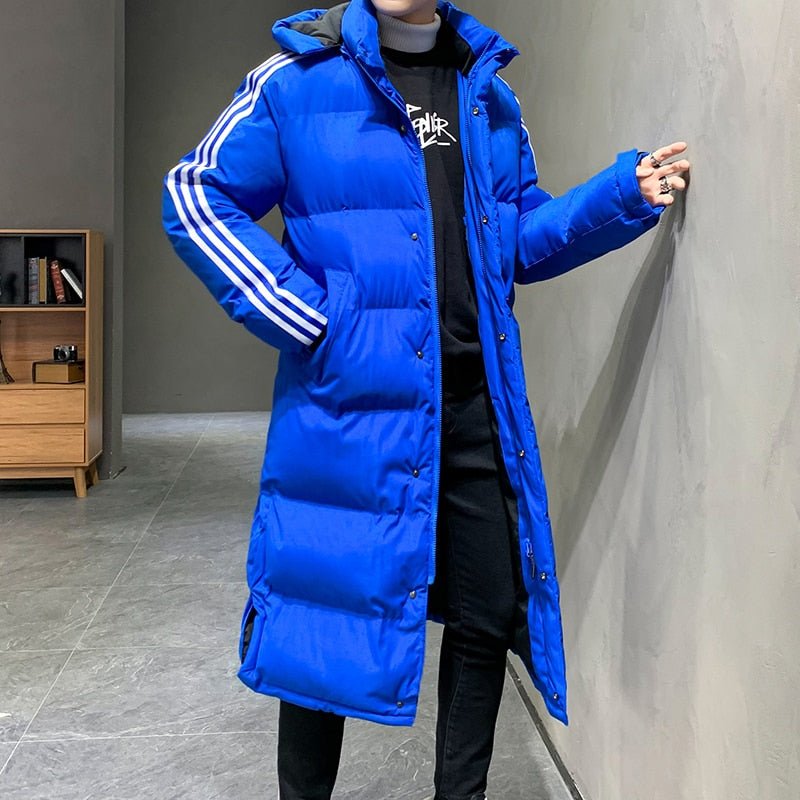 Men's Cosy Long Hooded Winter Jacket