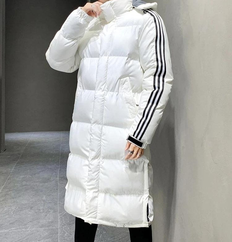 Men's Cosy Long Hooded Winter Jacket