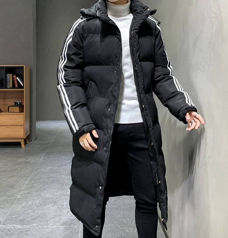 Men's Cosy Long Hooded Winter Jacket