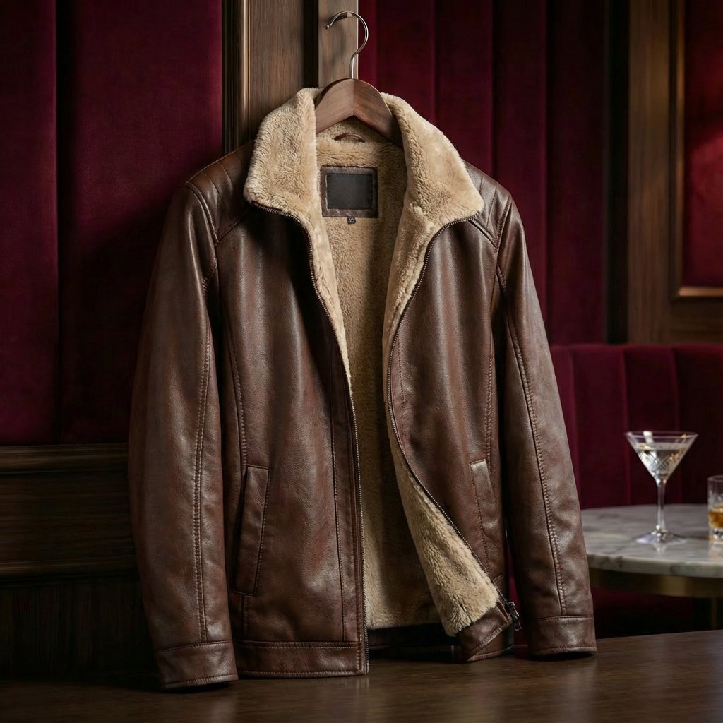 Men's Classic Leather Jacket