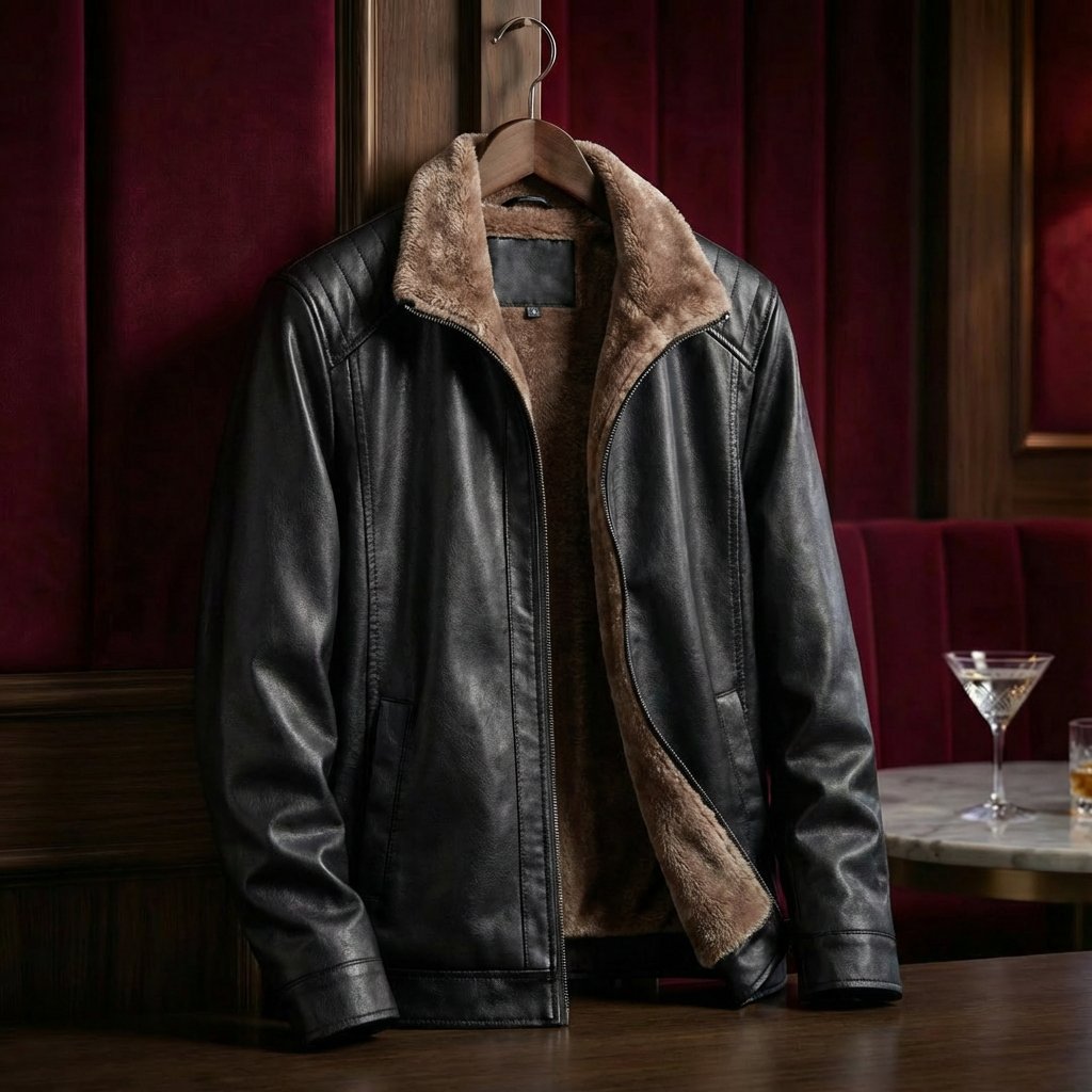 Men's Classic Leather Jacket