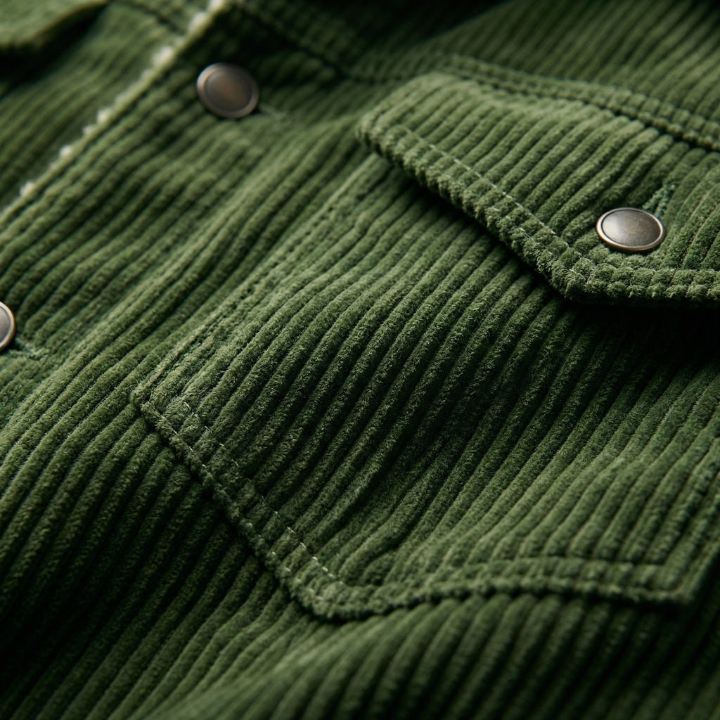 Men's Cosy Corduroy Sherpa-Collar Jacket
