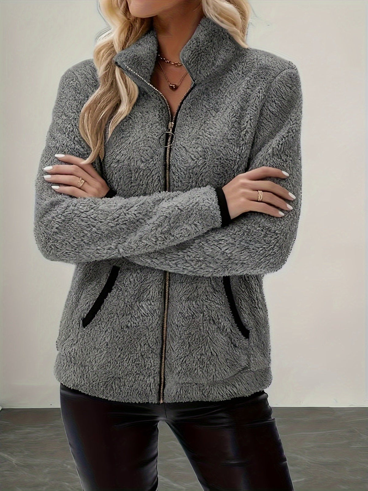 Women's Cosy Fleece Zip-Up Jacket