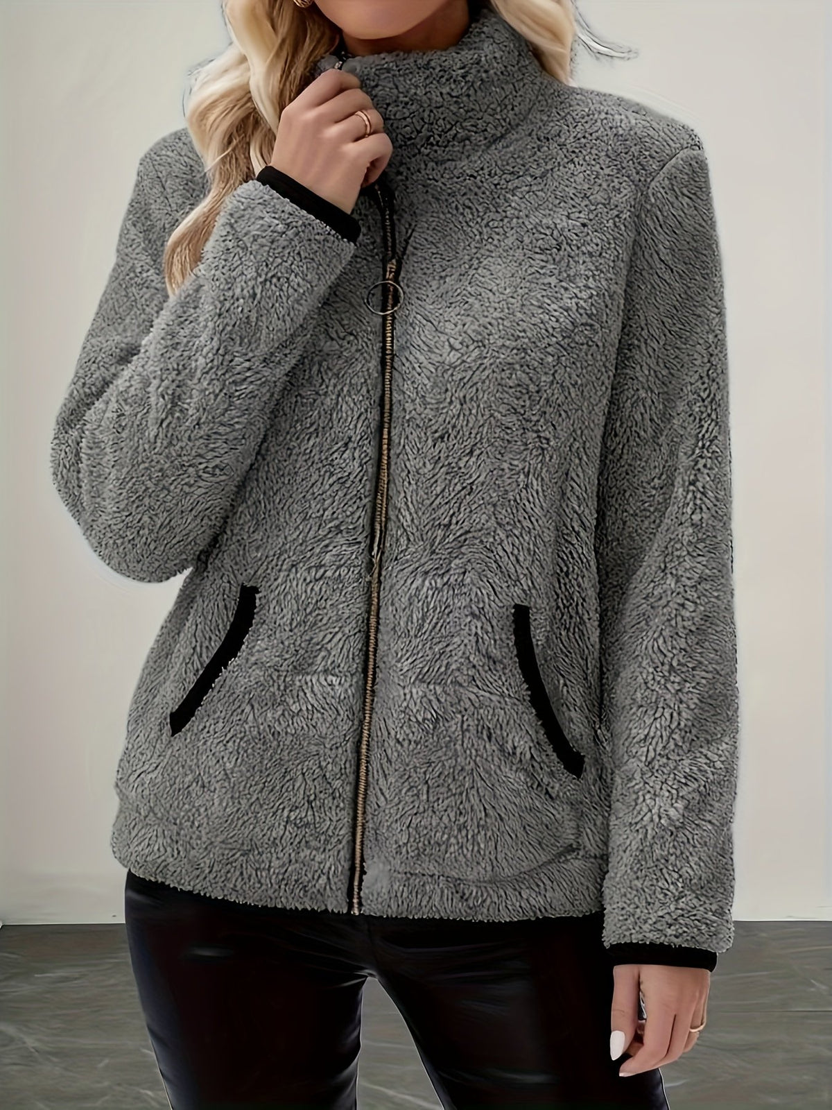 Women's Cosy Fleece Zip-Up Jacket
