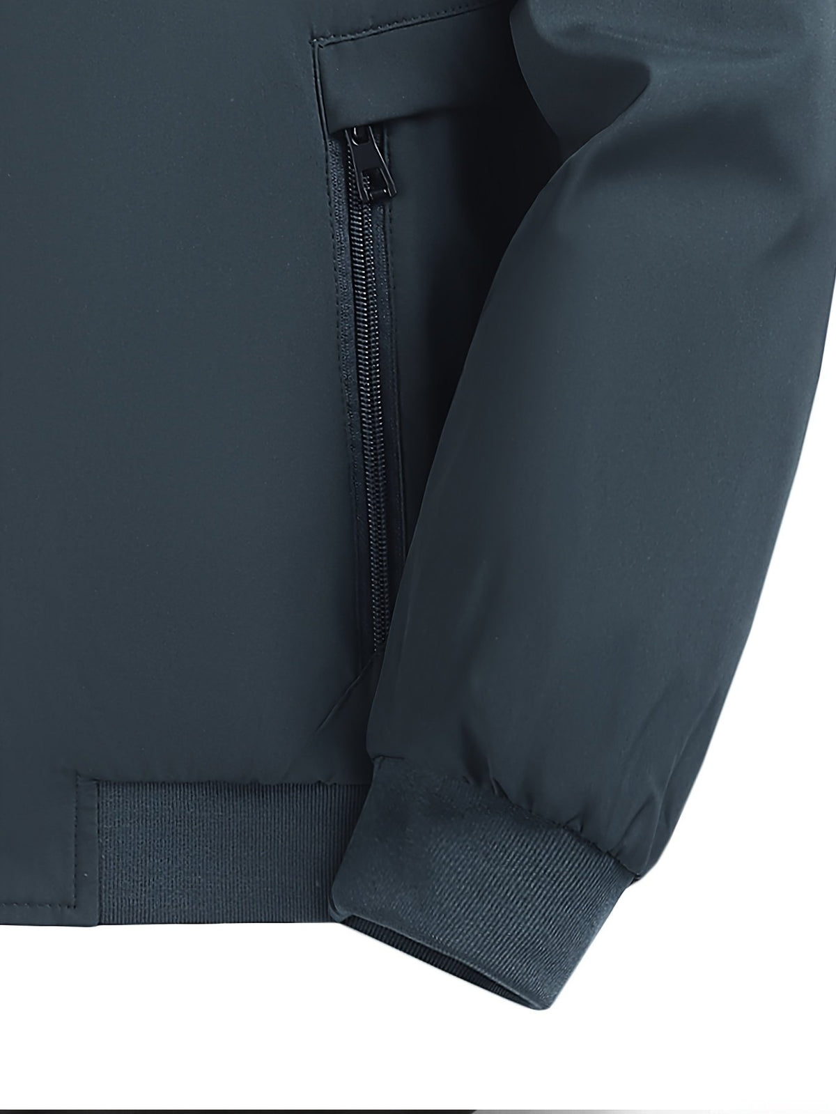 Men's Relaxed Fleece-Lined Bomber Jacket
