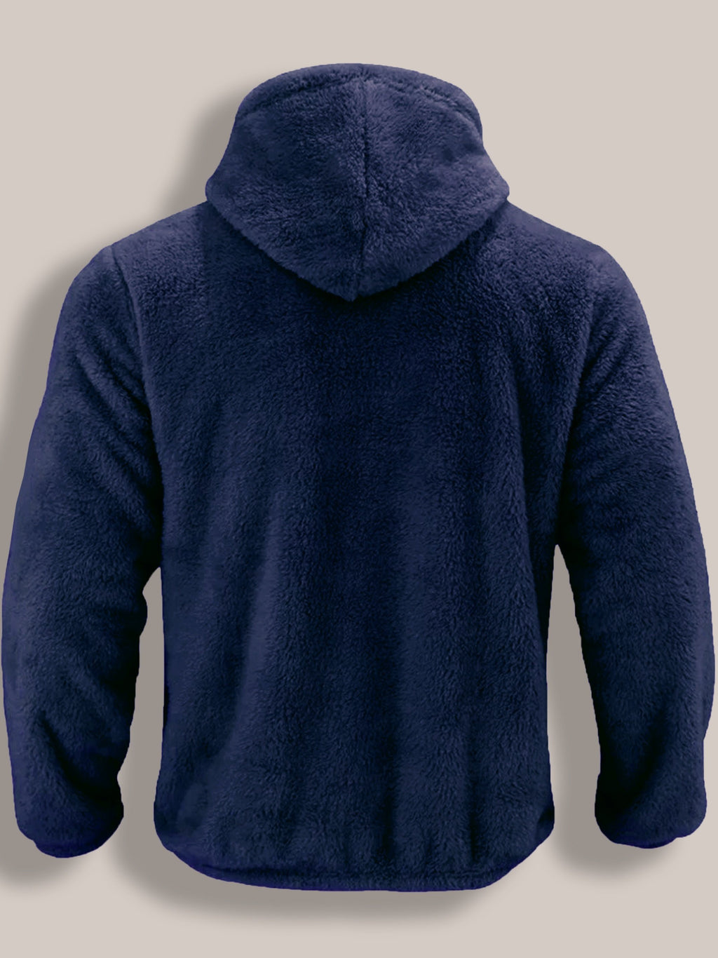 Men's Cosy Sherpa Fleece Zip-Up Hooded Jacket