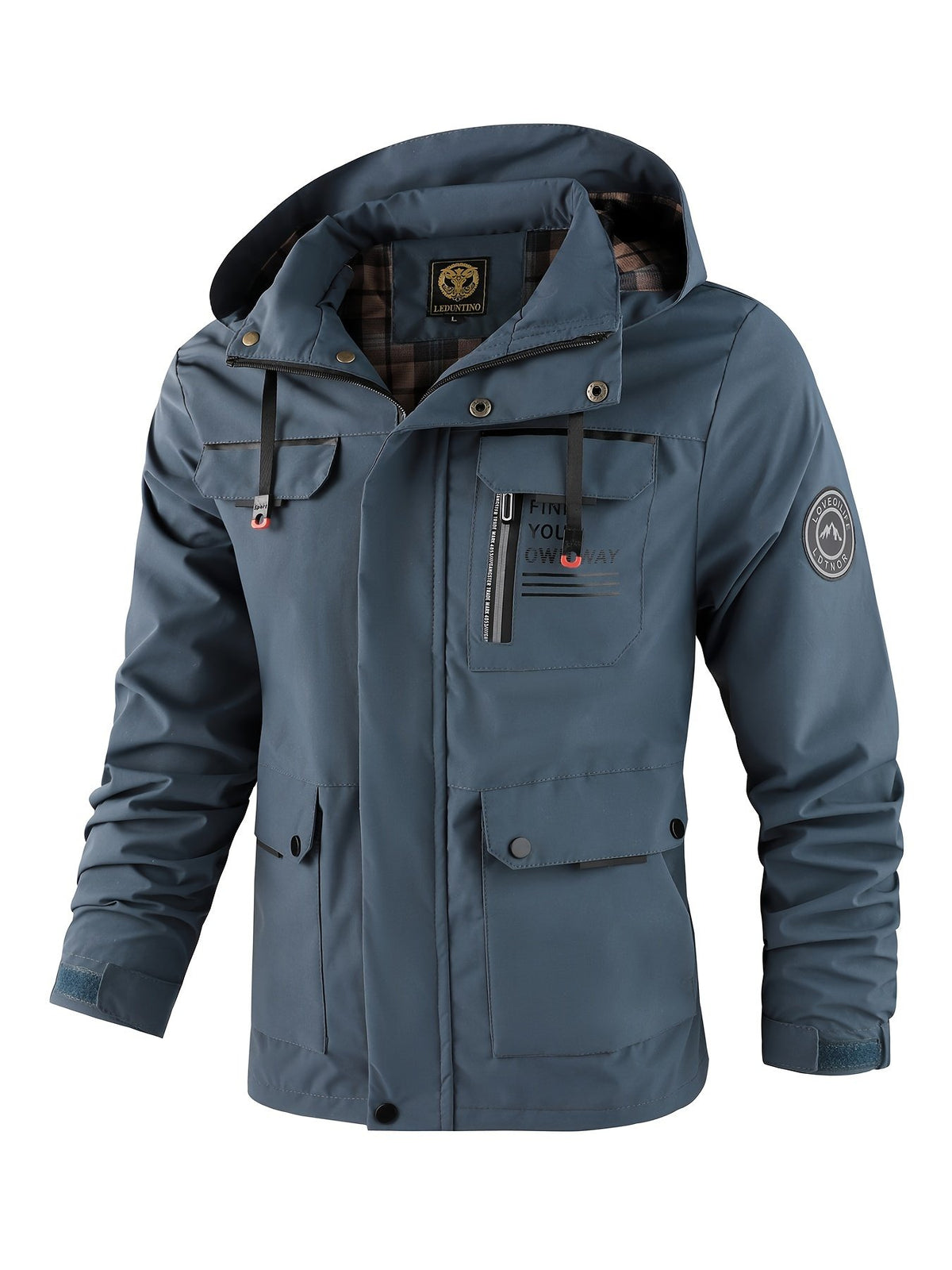 Men's Rugged Hooded Winter Jacket