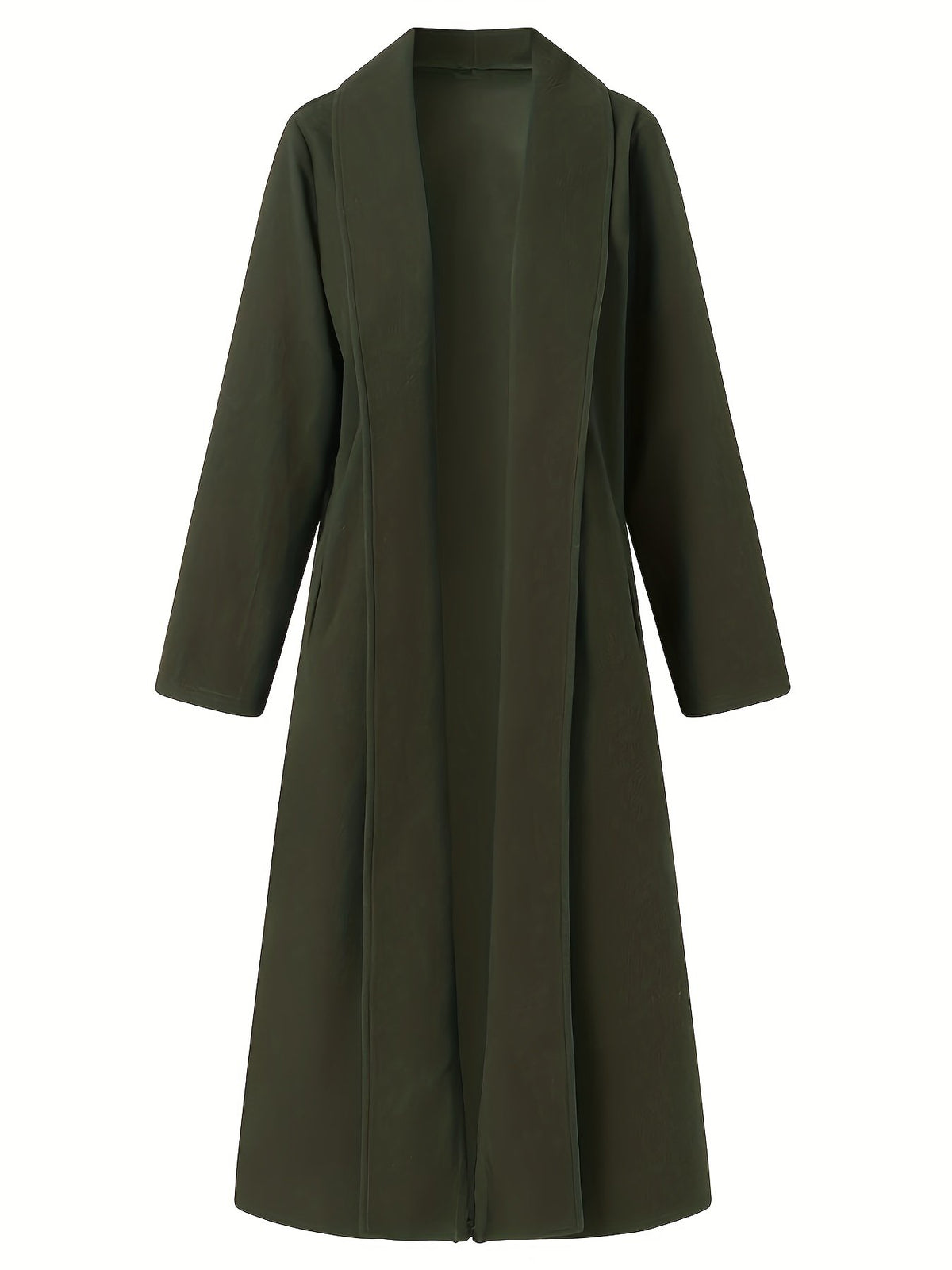Women's Elegant Long Line Duster Coat