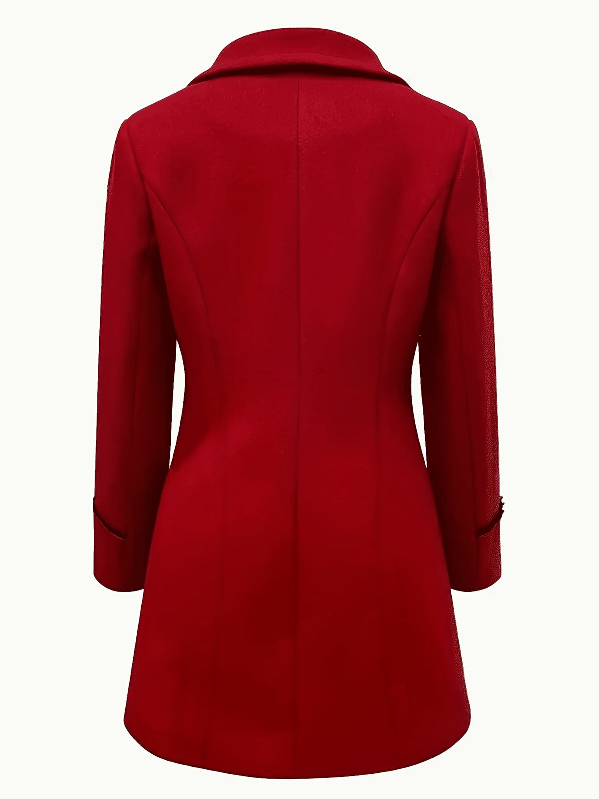Women's Elegant Double-Breasted Lapel Coat